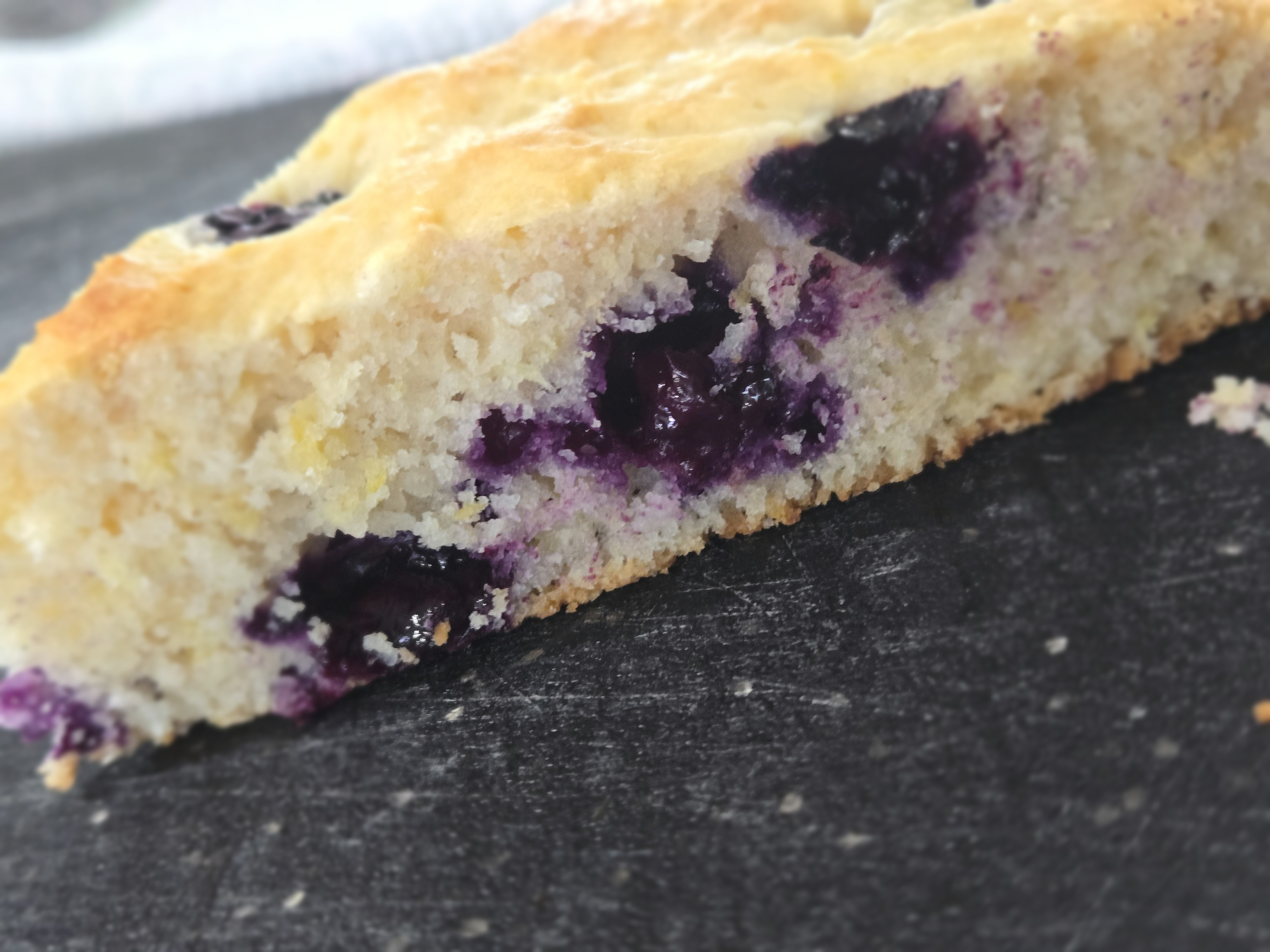 Blueberry and lemon scones